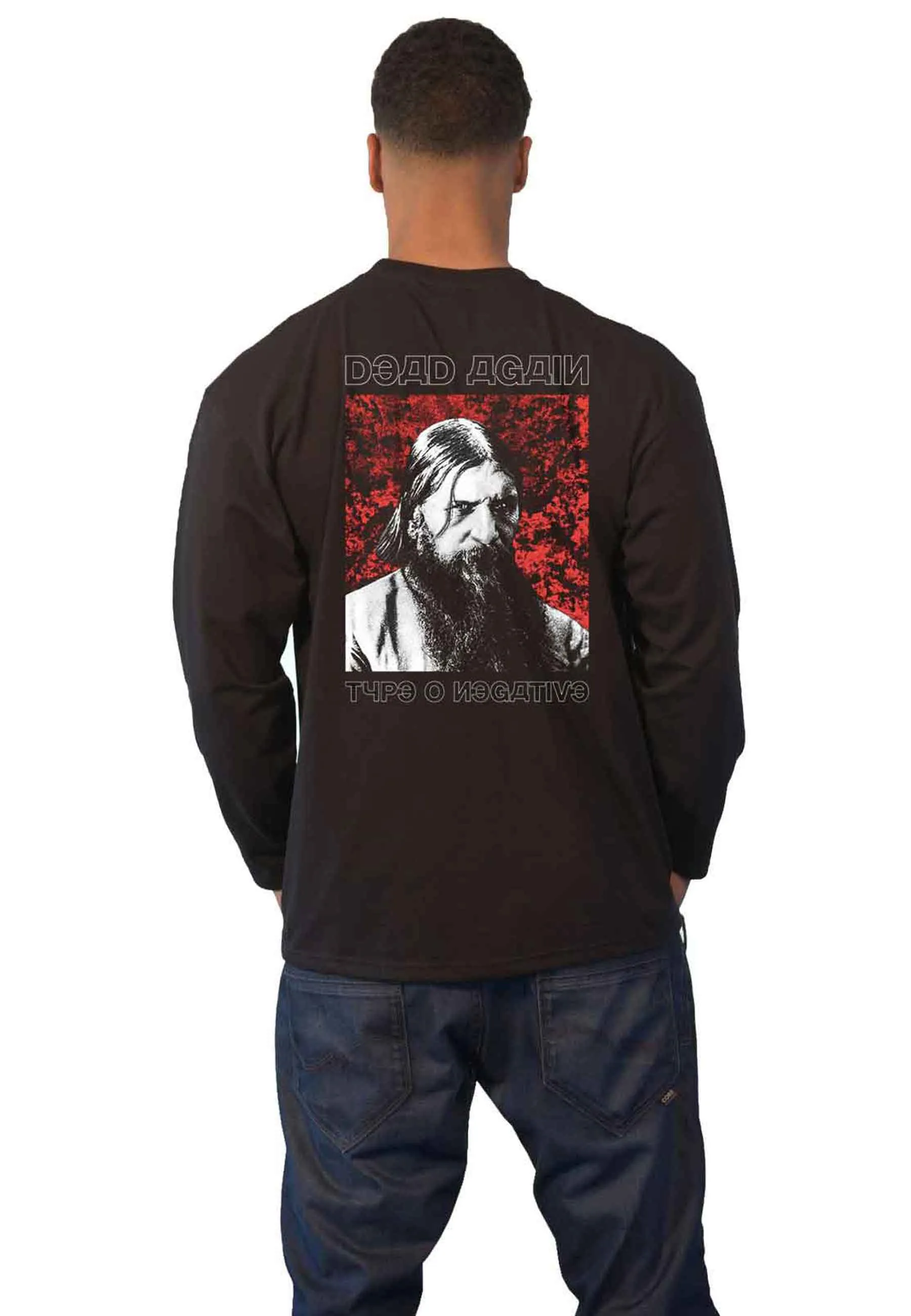 Type O Negative Red Rasputin Long Sleeve T Shirt sold by Paradiso Clothing product image thumbnail 2