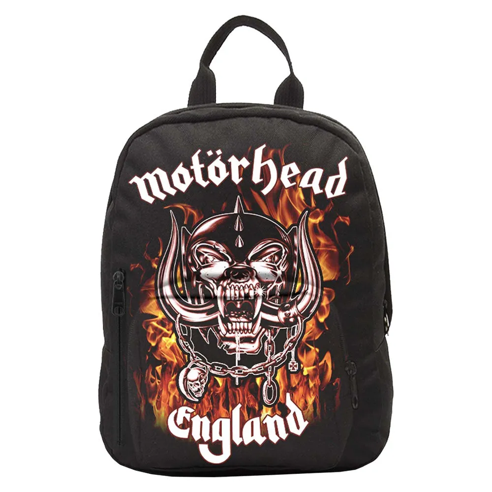 Motorhead England Fire Logo Mini Backpack sold by Paradiso Clothing product image thumbnail 4