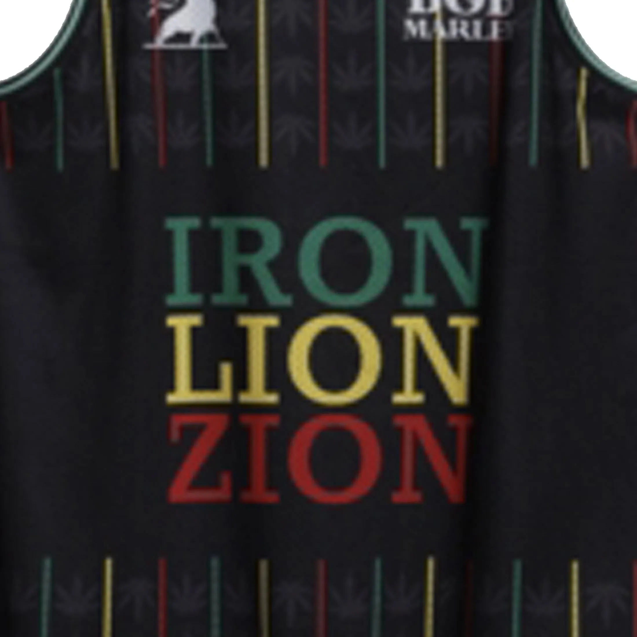 Bob Marley Iron Lion Zion Basketball Jersey sold by Paradiso Clothing product image thumbnail 2