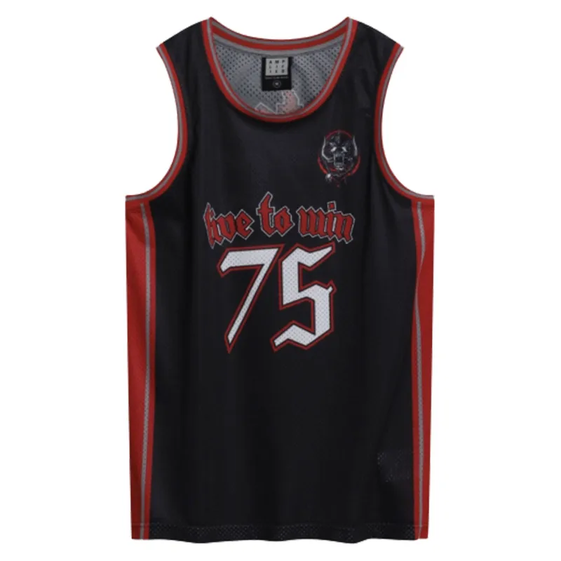 Motorhead Live To Win Basketball Jersey sold by Paradiso Clothing