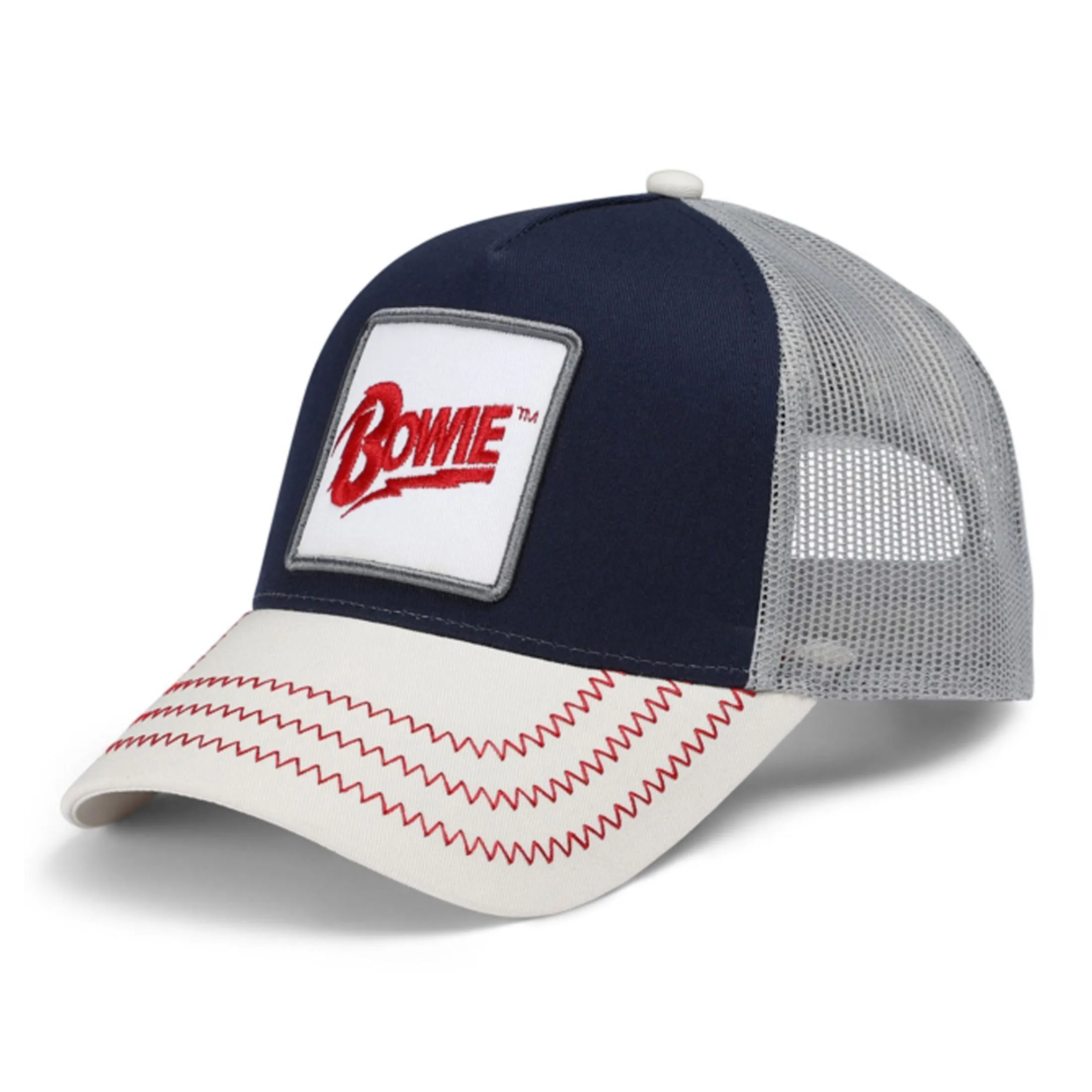 David Bowie Logo Trucker Baseball Cap sold by Paradiso Clothing