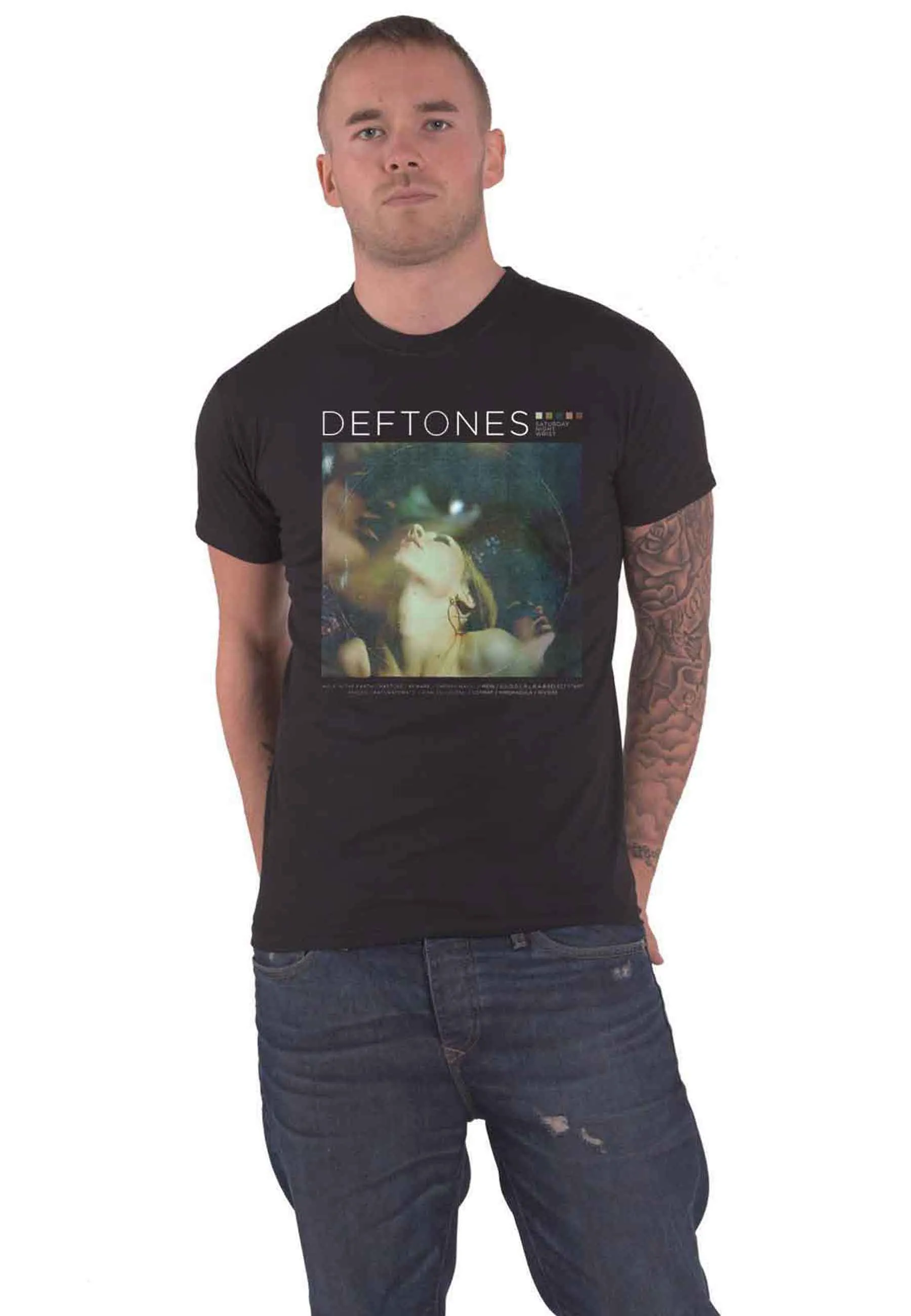 Deftones Saturday Night Wrist T Shirt sold by Paradiso Clothing