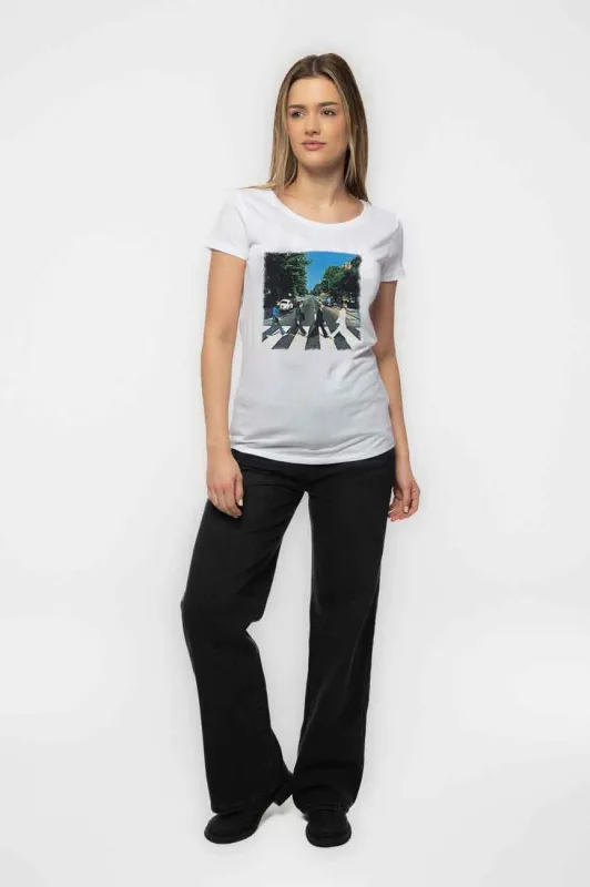 The Beatles Abbey Road Vintage Skinny Fit T Shirt sold by Paradiso Clothing