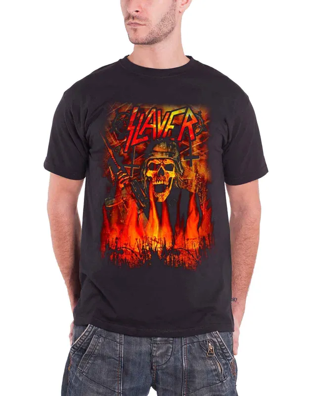 Slayer Soldier Skeleton T Shirt sold by Paradiso Clothing