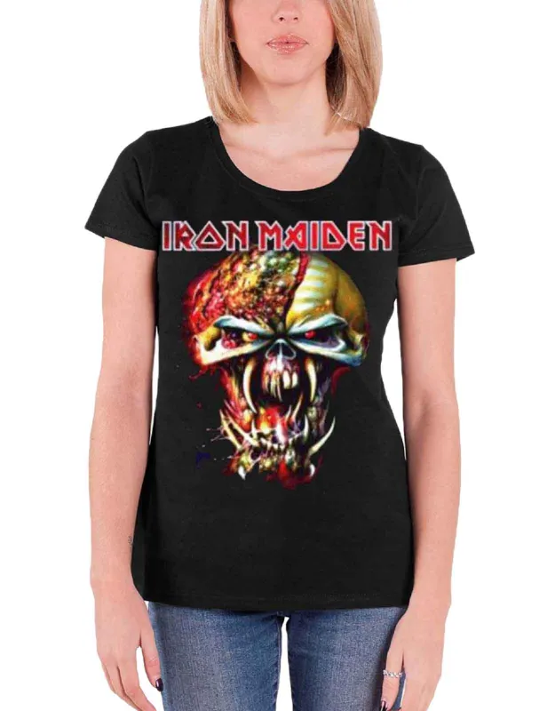 Iron Maiden Final Frontier Eddie Head Skinny Fit T Shirt sold by Paradiso Clothing