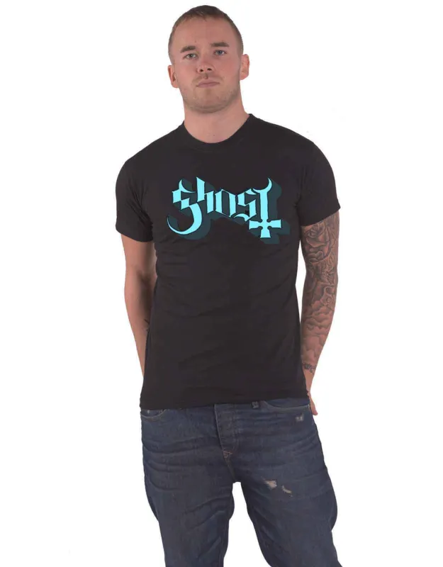 Ghost Blue Keyline T Shirt sold by Paradiso Clothing