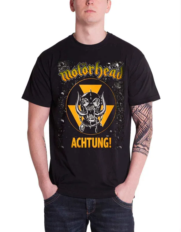 Motorhead Achtung Warpig T Shirt sold by Paradiso Clothing