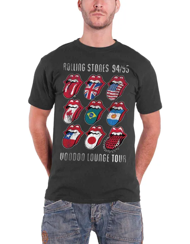 The Rolling Stones Voodoo Lounge Tour Tongue T Shirt sold by Paradiso Clothing