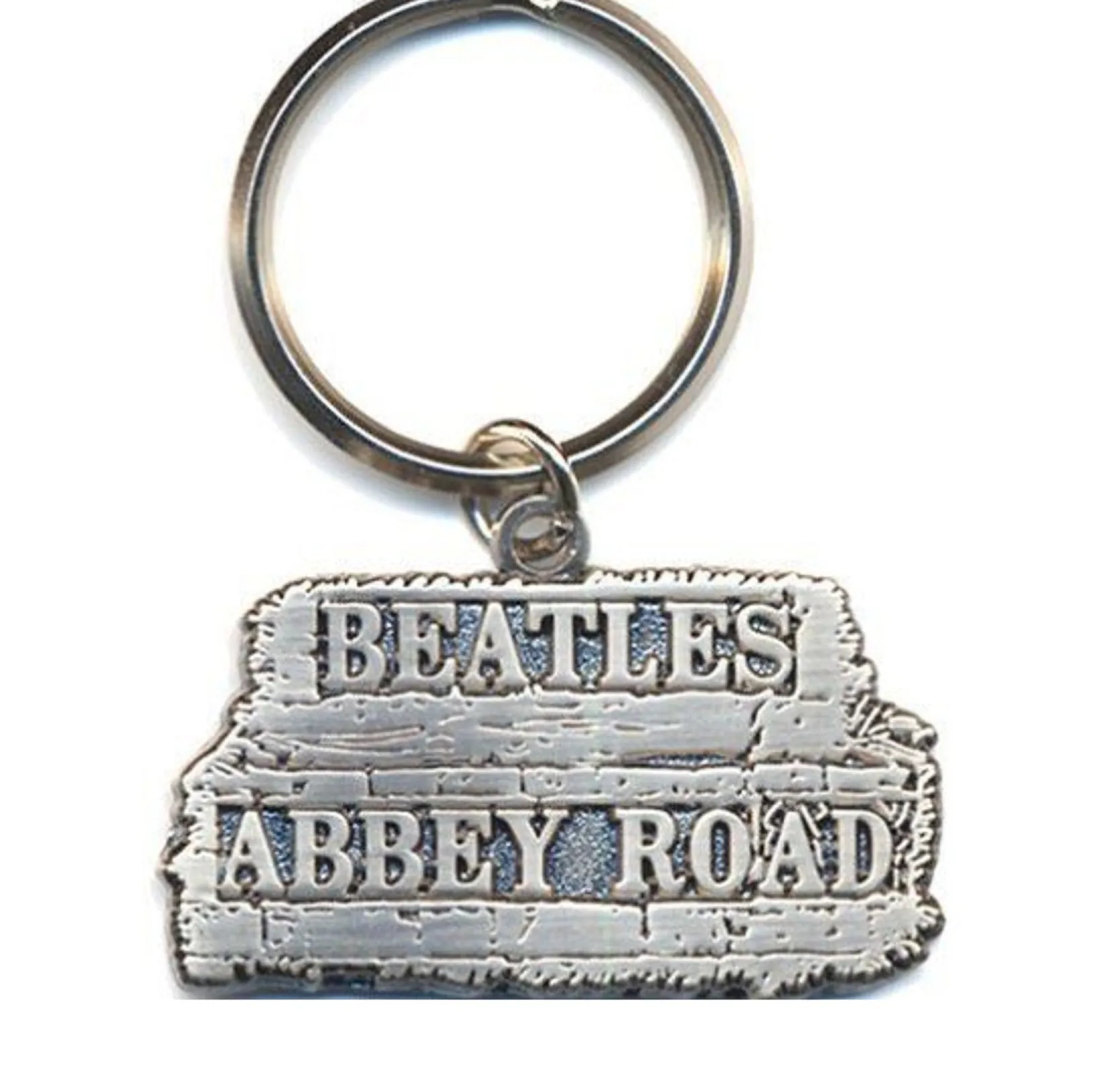 The Beatles Keyring Abbey Road Sign Keychain sold by Paradiso Clothing