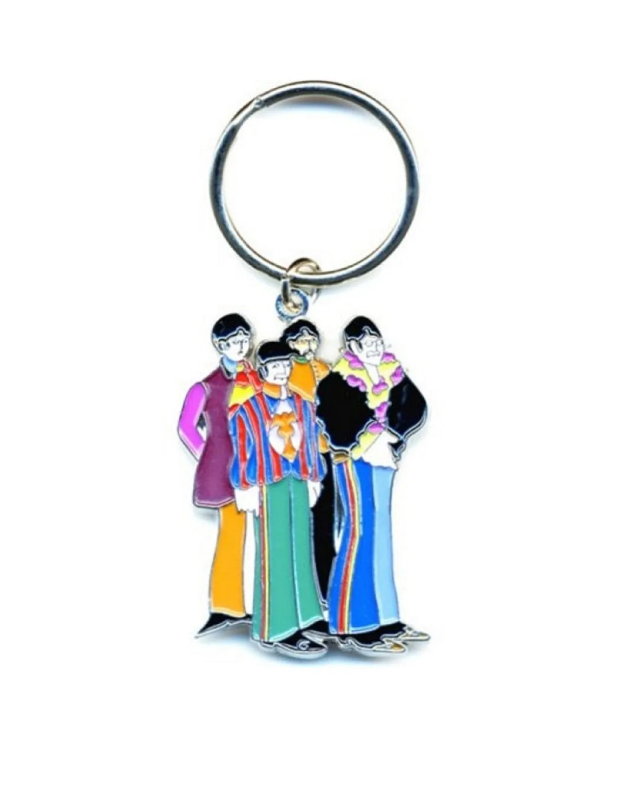 The Beatles Keyring Yellow Submarine Band Keychain sold by Paradiso Clothing