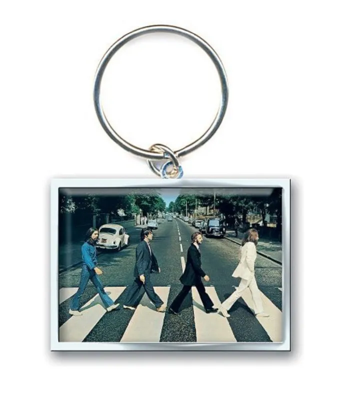 The Beatles Keyring Abbey Road Crossing Photo Keychain sold by Paradiso Clothing