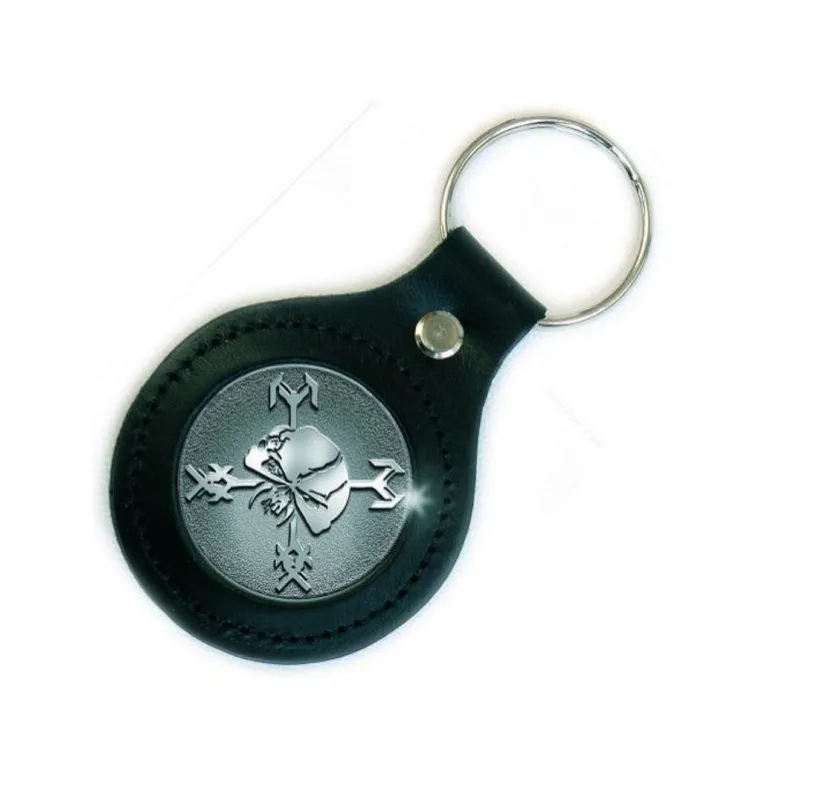 Iron Maiden Keyring Final Frontier Leather Keychain sold by Paradiso Clothing