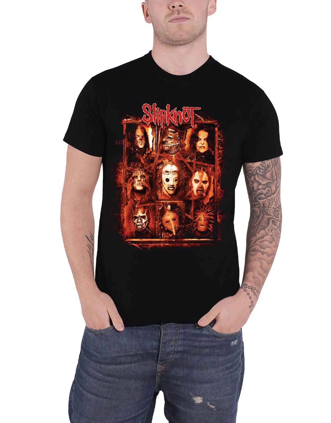 Slipknot Rusty Face T Shirt sold by Paradiso Clothing