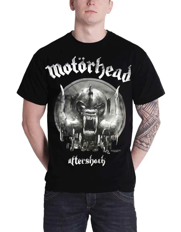 Motorhead Aftershock T Shirt sold by Paradiso Clothing