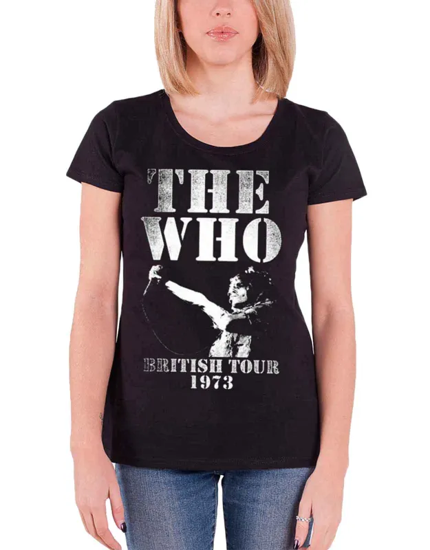 The Who British Tour 1973 Skinny Fit T Shirt sold by Paradiso Clothing