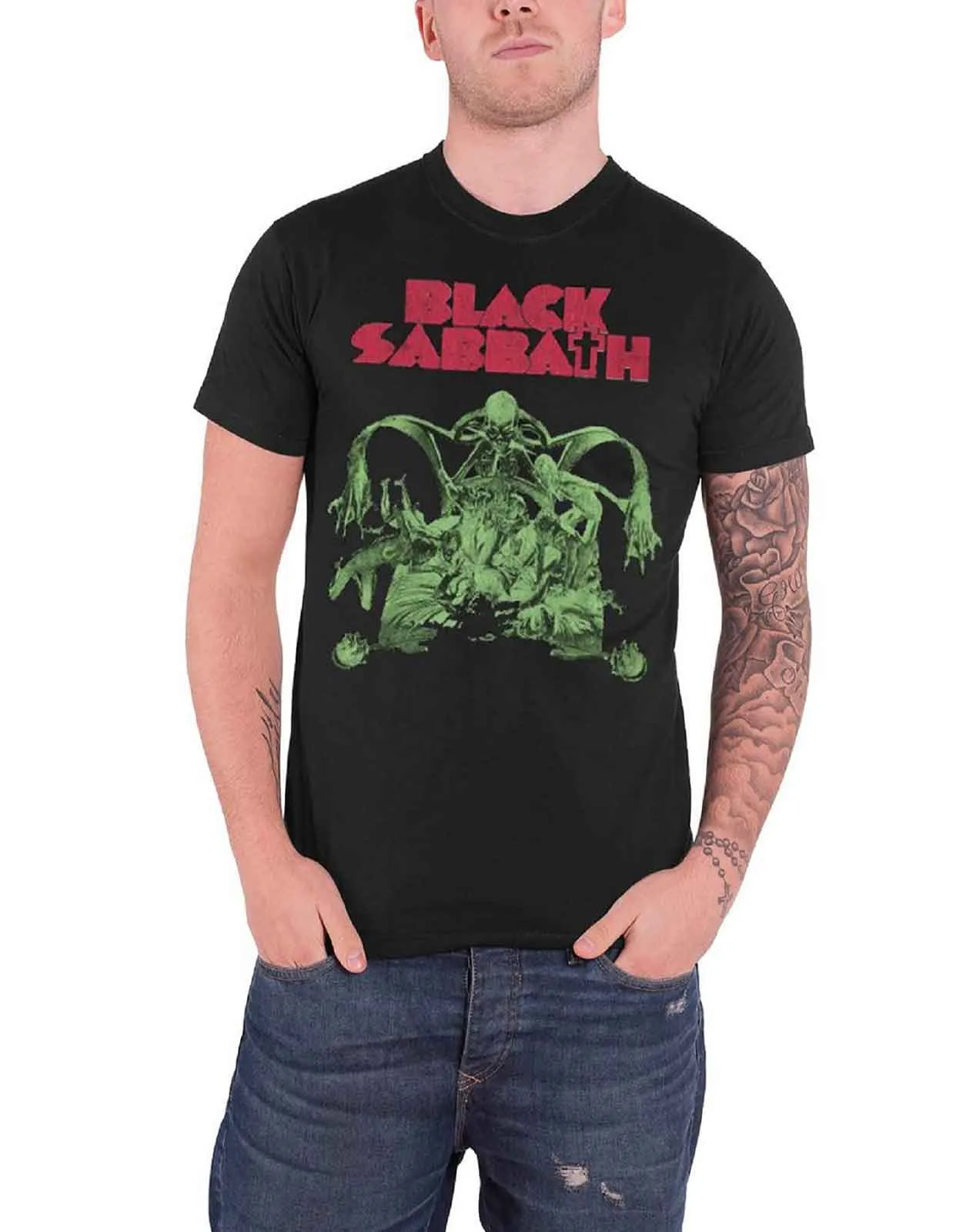 Black Sabbath Bloody Sabbath Cutout T Shirt sold by Paradiso Clothing