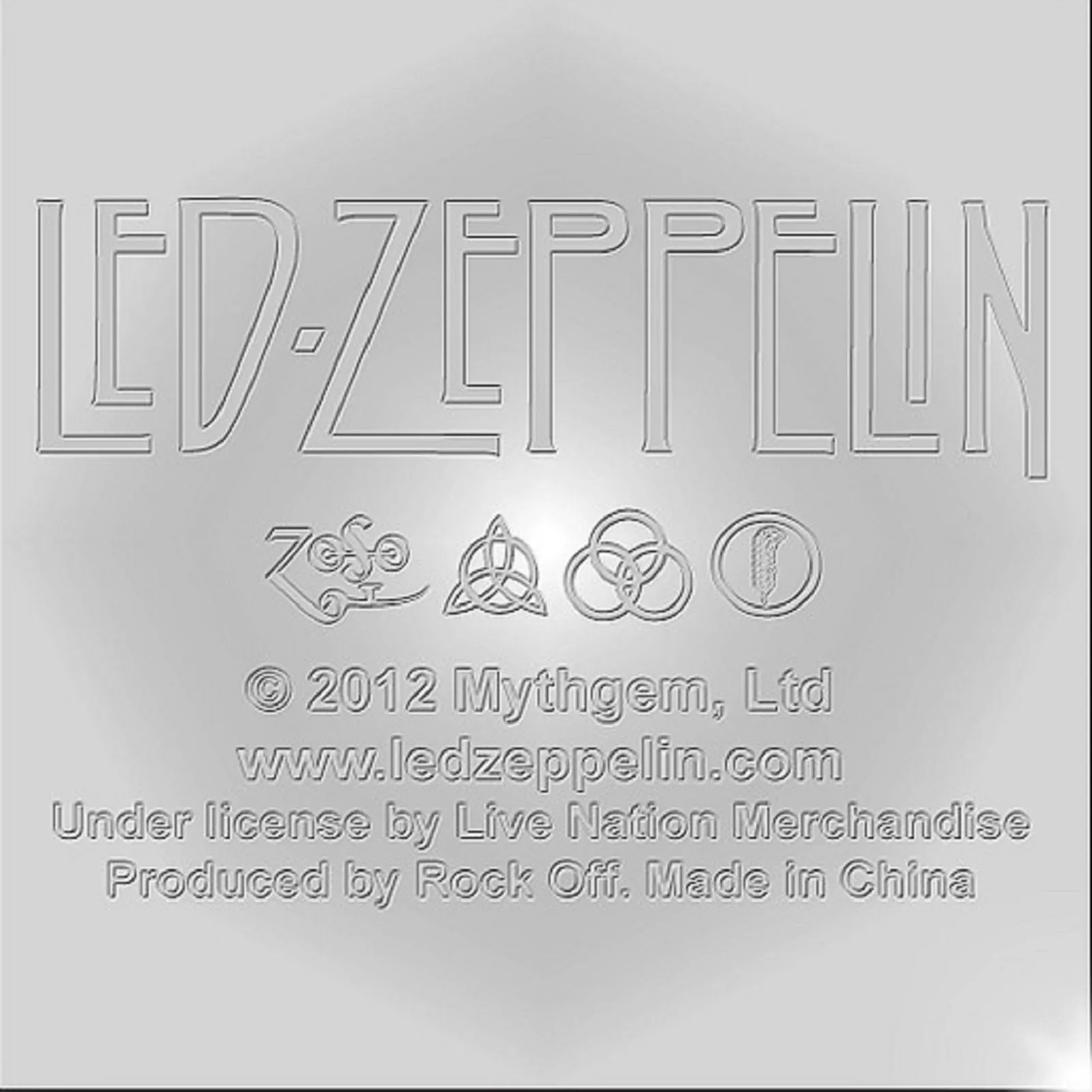 Led Zeppelin Keyring 1977 USA Tour Keychain sold by Paradiso Clothing product image thumbnail 2