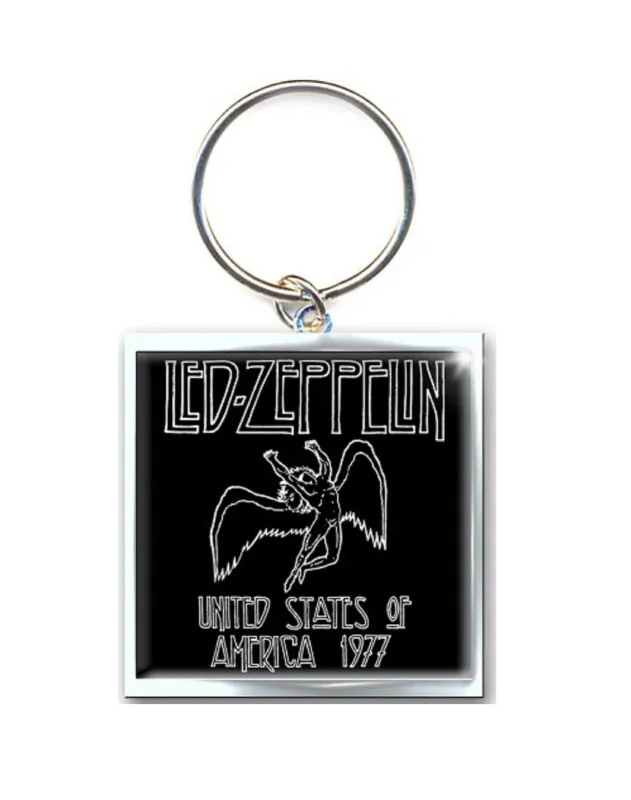 Led Zeppelin Keyring 1977 USA Tour Keychain sold by Paradiso Clothing