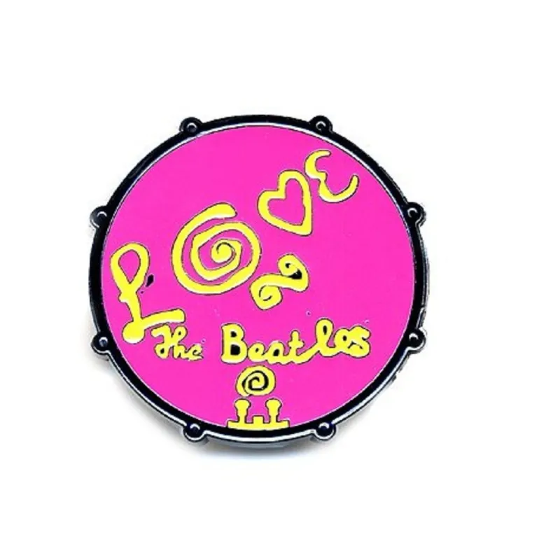 The Beatles Drum Love Pin Badge made by The Beatles