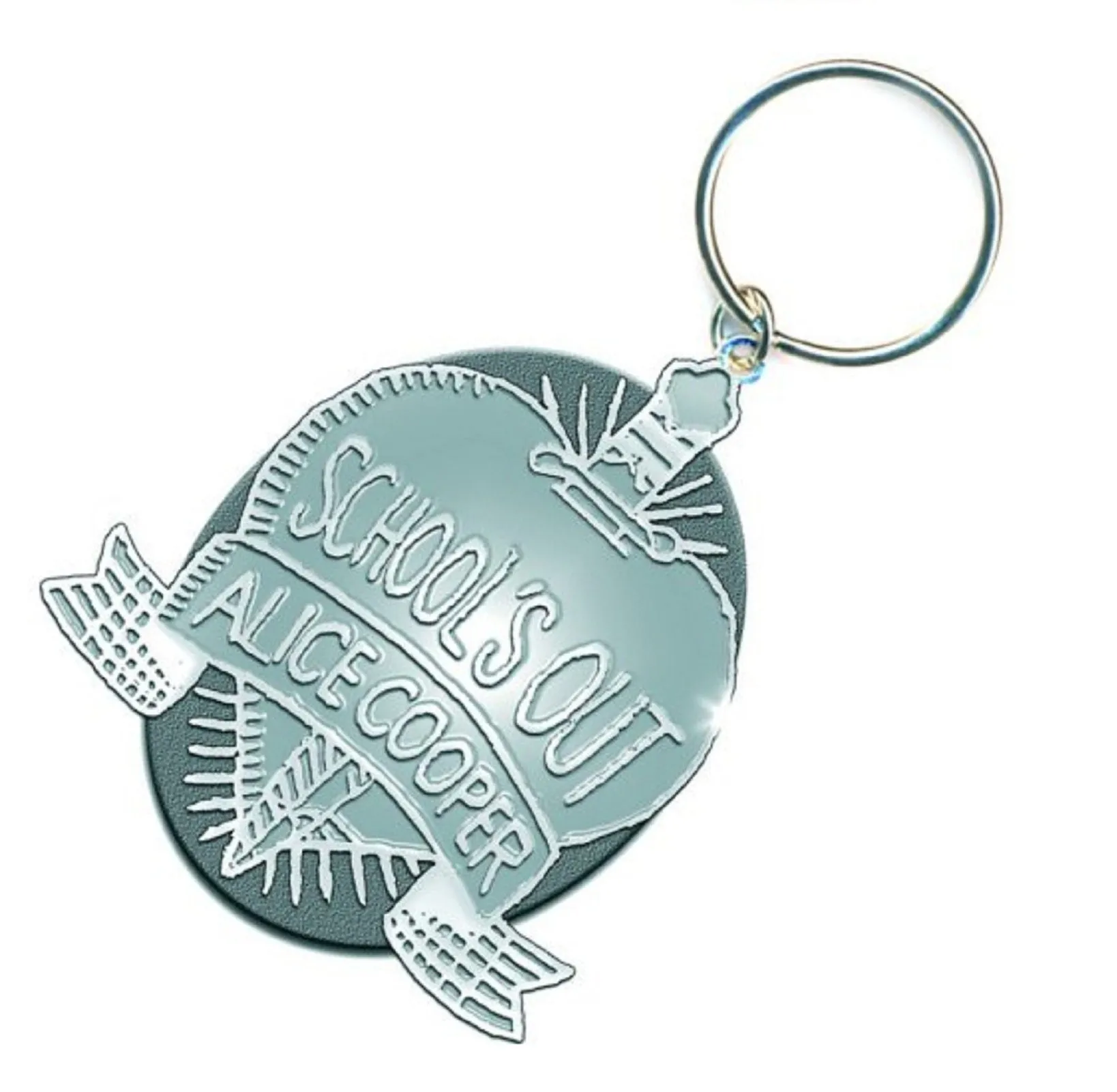Alice Cooper Keyring Schools Out Keychain sold by Paradiso Clothing