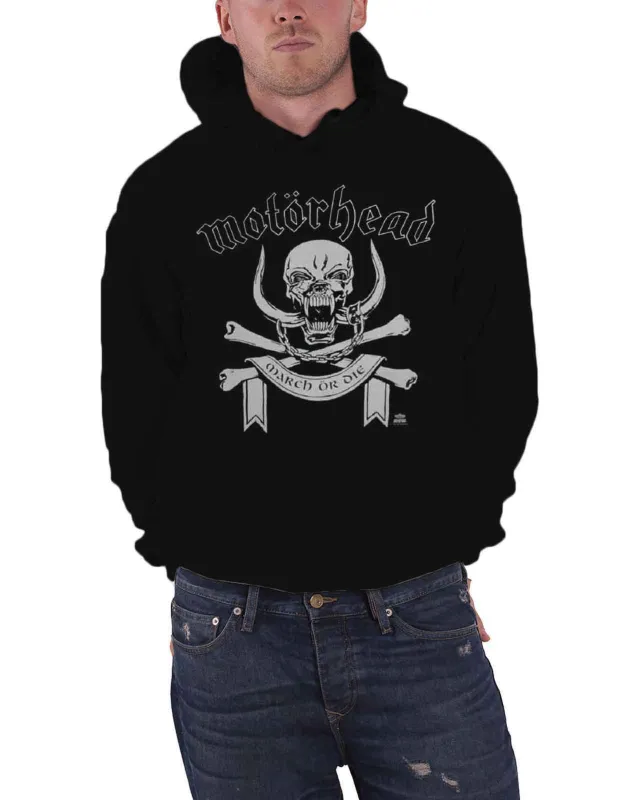 Motorhead March or Die Hoodie made by Paradiso Clothing