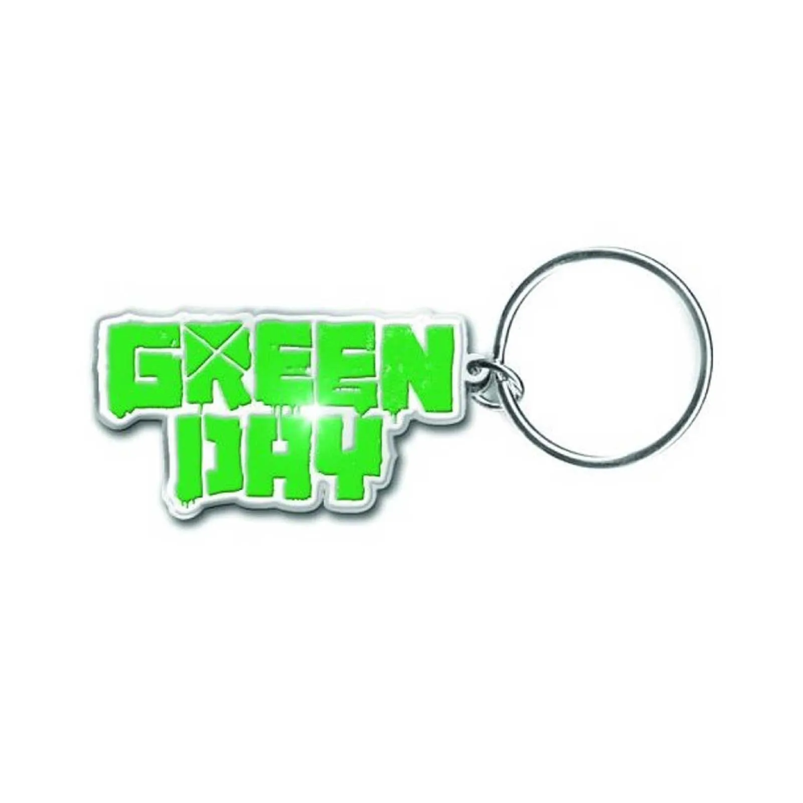 Green Day Keyring Band Logo Keychain sold by Paradiso Clothing