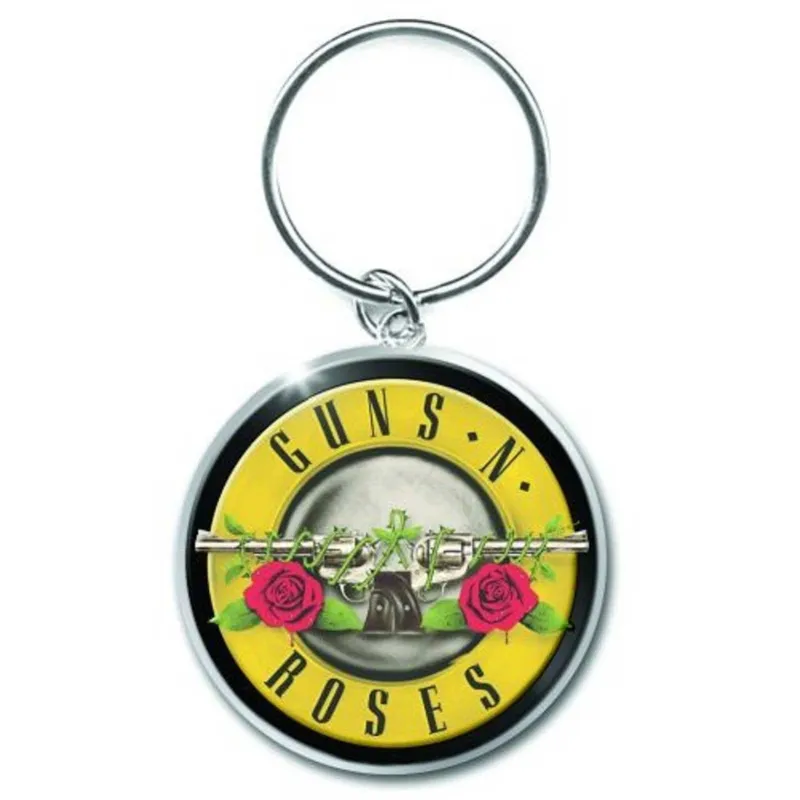 Guns N Roses Keyring Band Logo Keychain sold by Paradiso Clothing