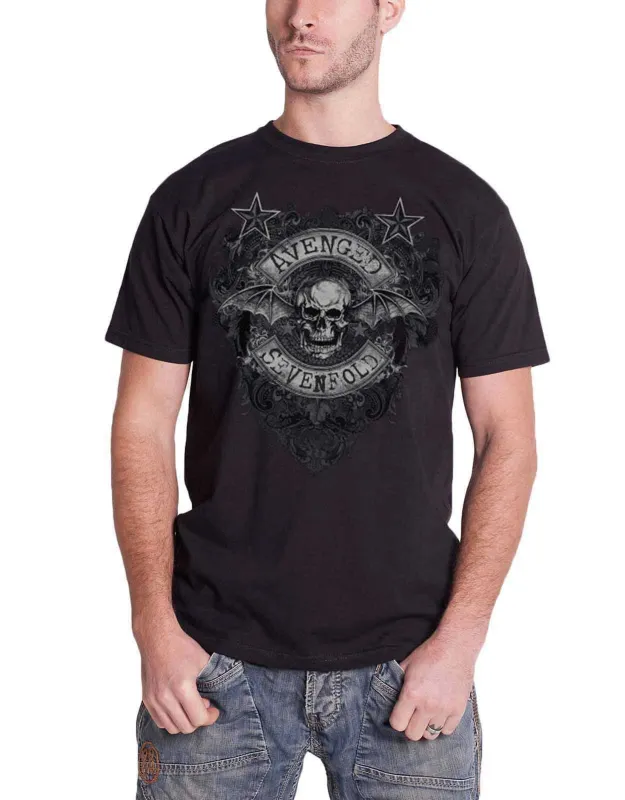 Avenged Sevenfold Flourish T Shirt sold by Paradiso Clothing