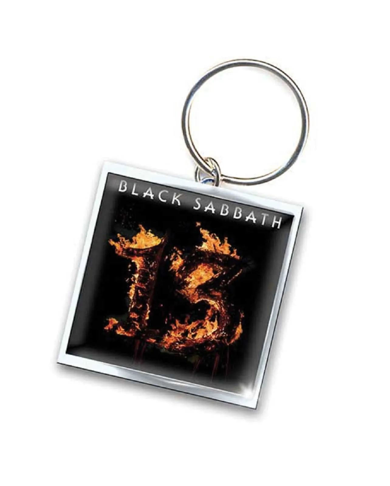 Black Sabbath Keyring 13 Keychain sold by Paradiso Clothing