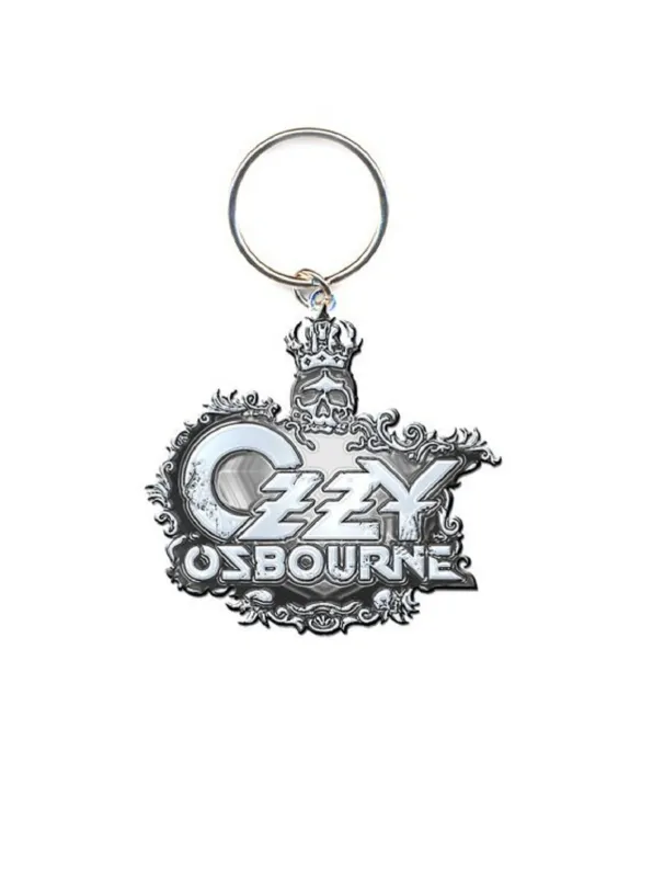 Ozzy Osbourne Keyring Crest Logo Keychain sold by Paradiso Clothing