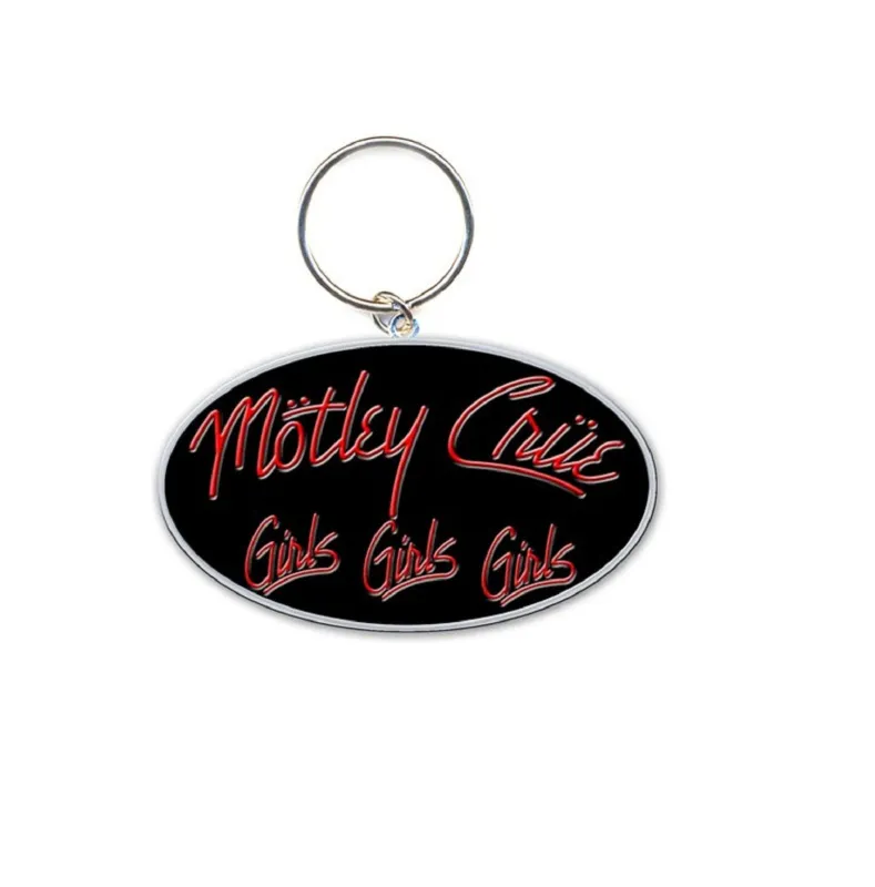 Motley Crue Keyring Girls Girls Girls Keychain sold by Paradiso Clothing