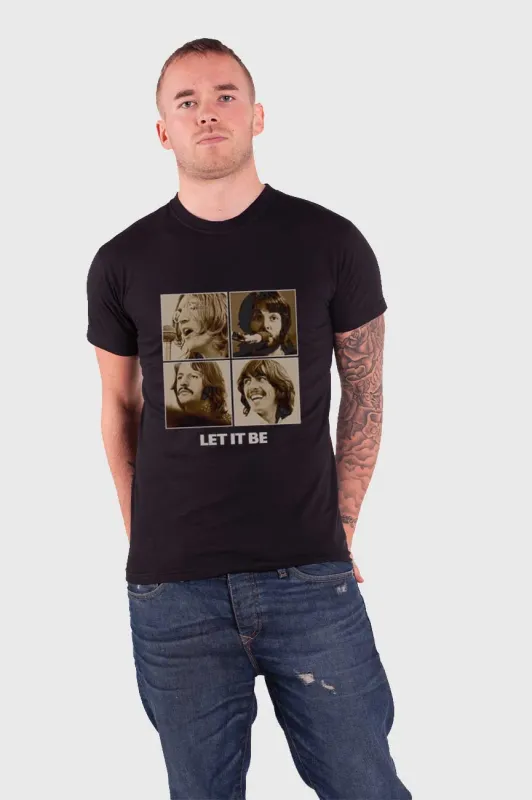 The Beatles Let It Be Sepia Studio T Shirt sold by Paradiso Clothing