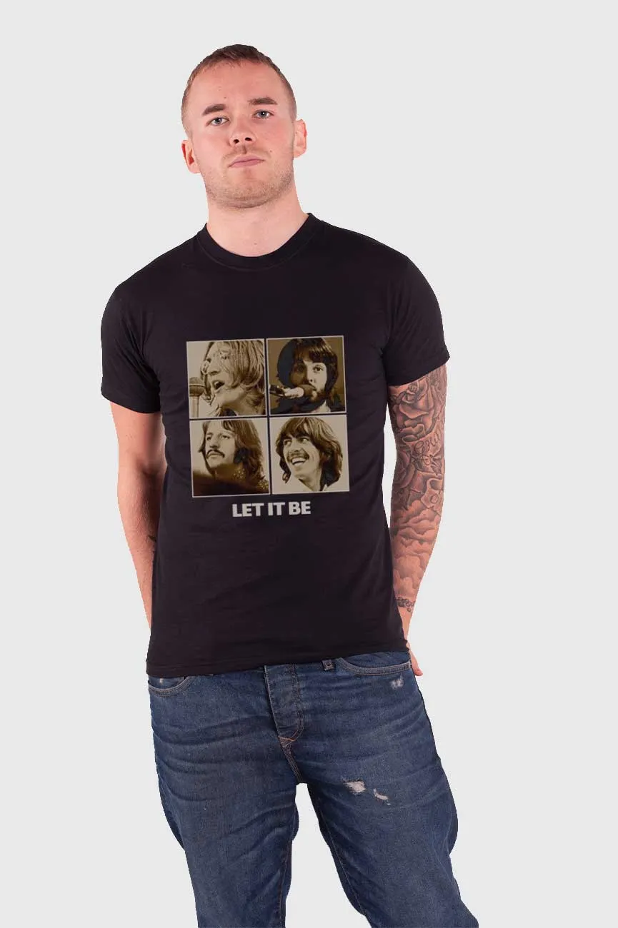 The Beatles Let It Be Sepia Studio T Shirt sold by Paradiso Clothing
