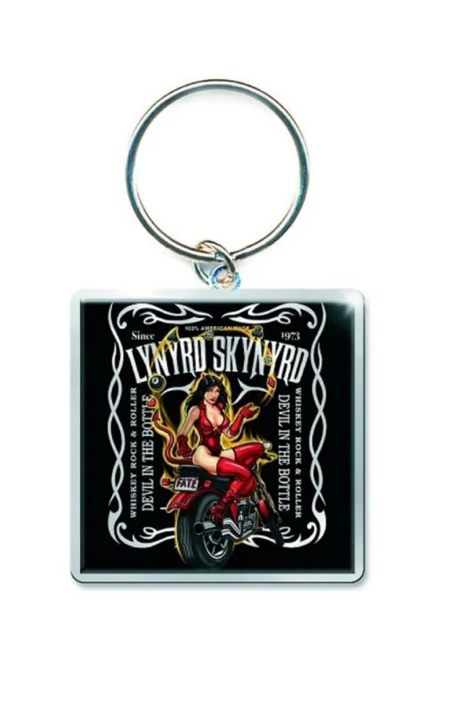 Lynyrd Skynyrd Keyring Devil In The Bottle Keychain sold by Paradiso Clothing
