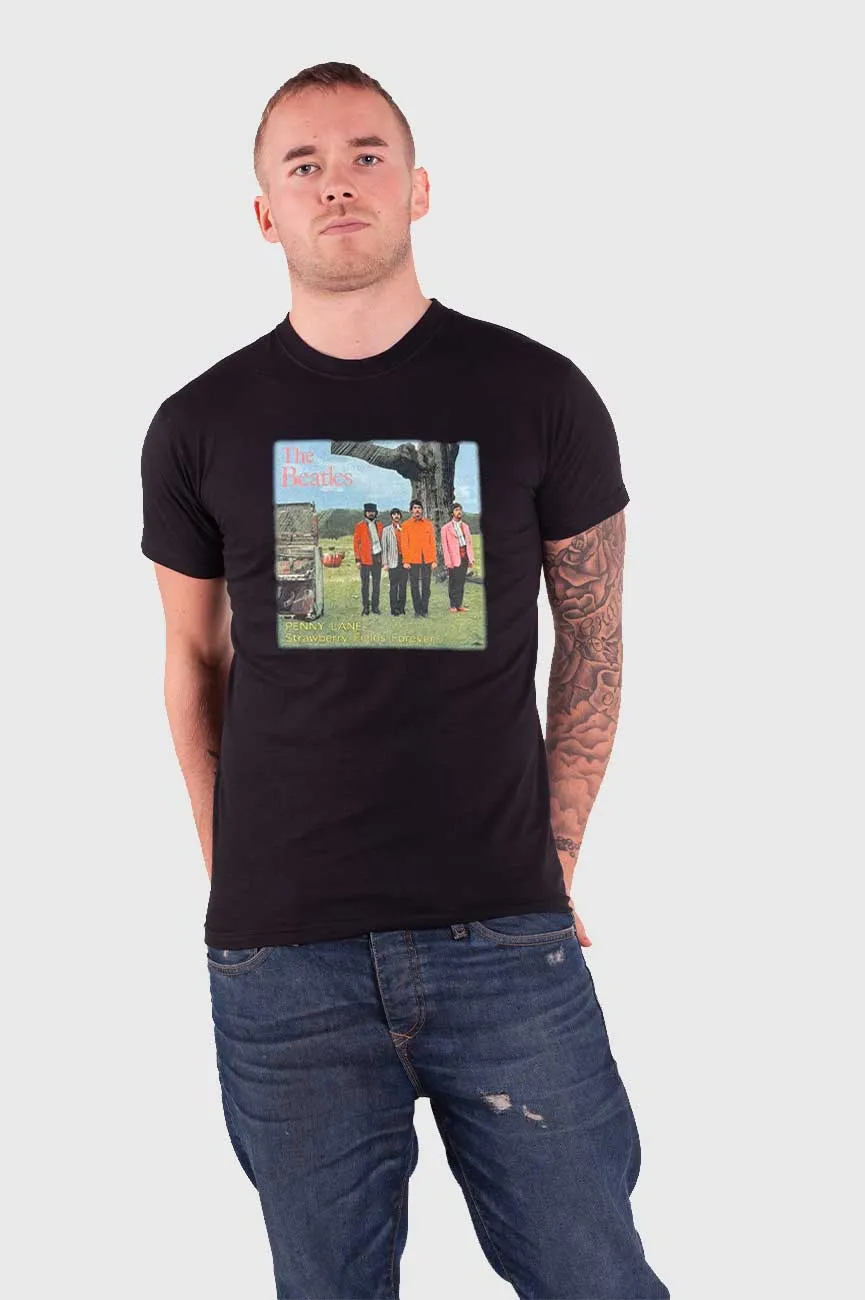 The Beatles Penny Lane Strawberry Fields Forever Tee sold by Paradiso Clothing