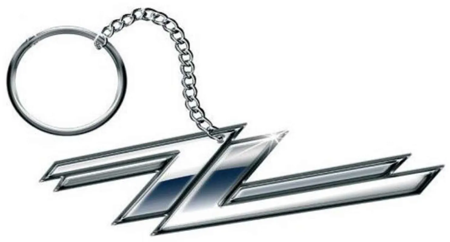 ZZ Top Keyring Twin Z's Band Logo  Keychain sold by Paradiso Clothing