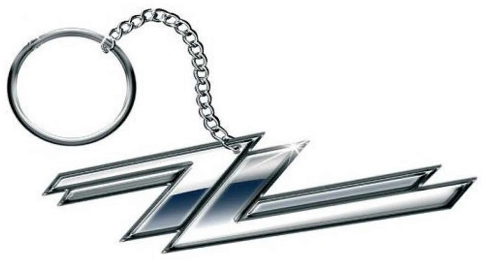 ZZ Top Keyring Twin Z's Band Logo Keychain sold by Paradiso Clothing