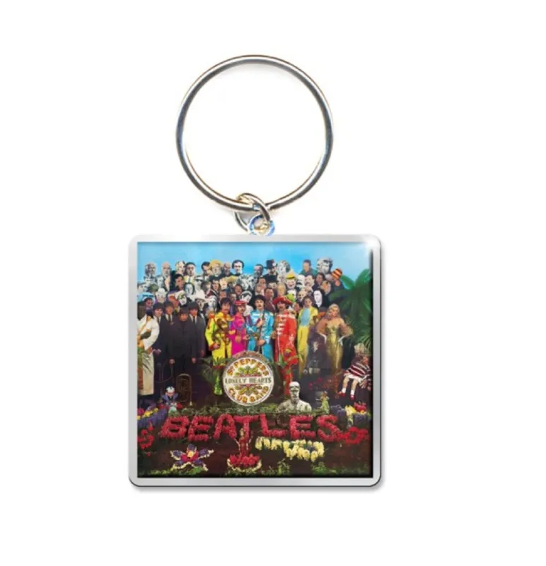 The Beatles Keyring Sgt Pepper Album Keychain sold by Paradiso Clothing