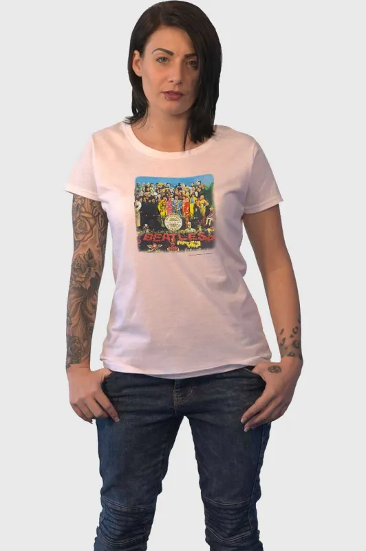 The Beatles Sgt Pepper Skinny Fit T Shirt sold by Paradiso Clothing