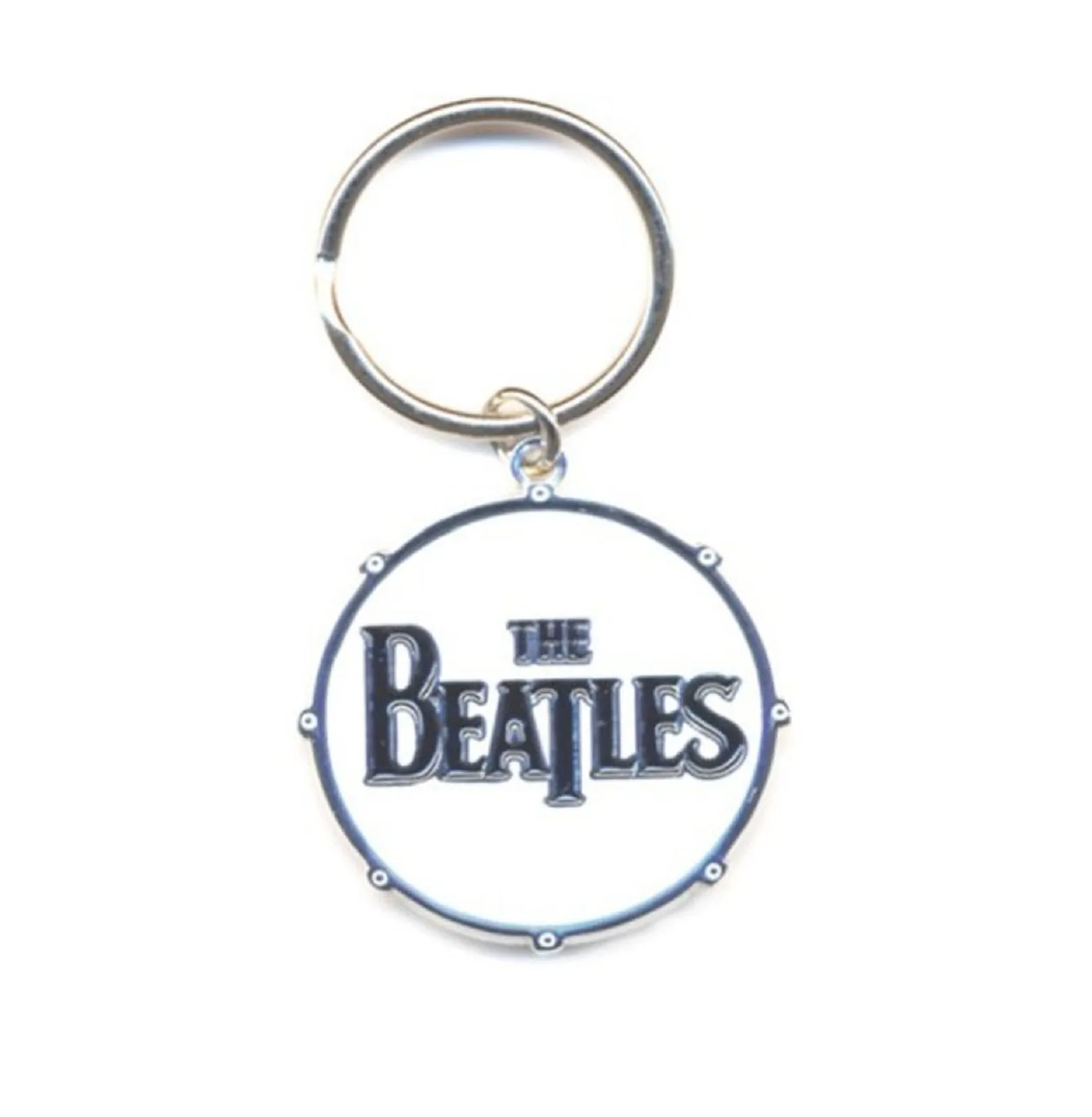 The Beatles Keyring Drum Band Logo Keychain sold by Paradiso Clothing
