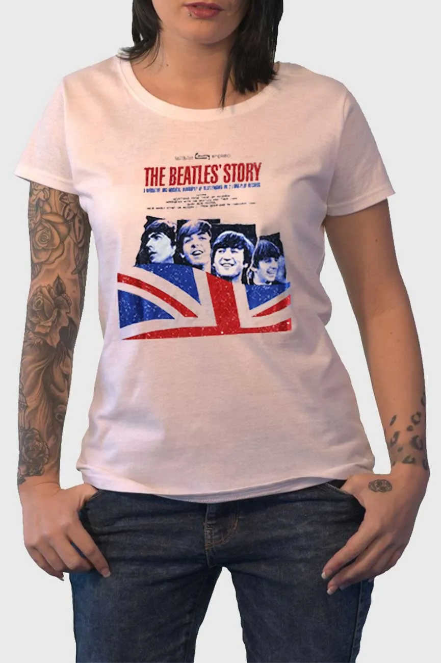 The Beatles The Beatles Story Skinny Fit T Shirt sold by Paradiso Clothing product image thumbnail 2