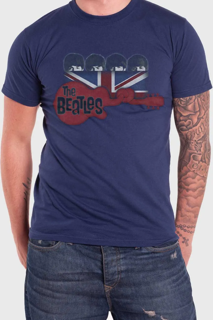 The Beatles Guitar and Flag T Shirt sold by Paradiso Clothing product image thumbnail 2