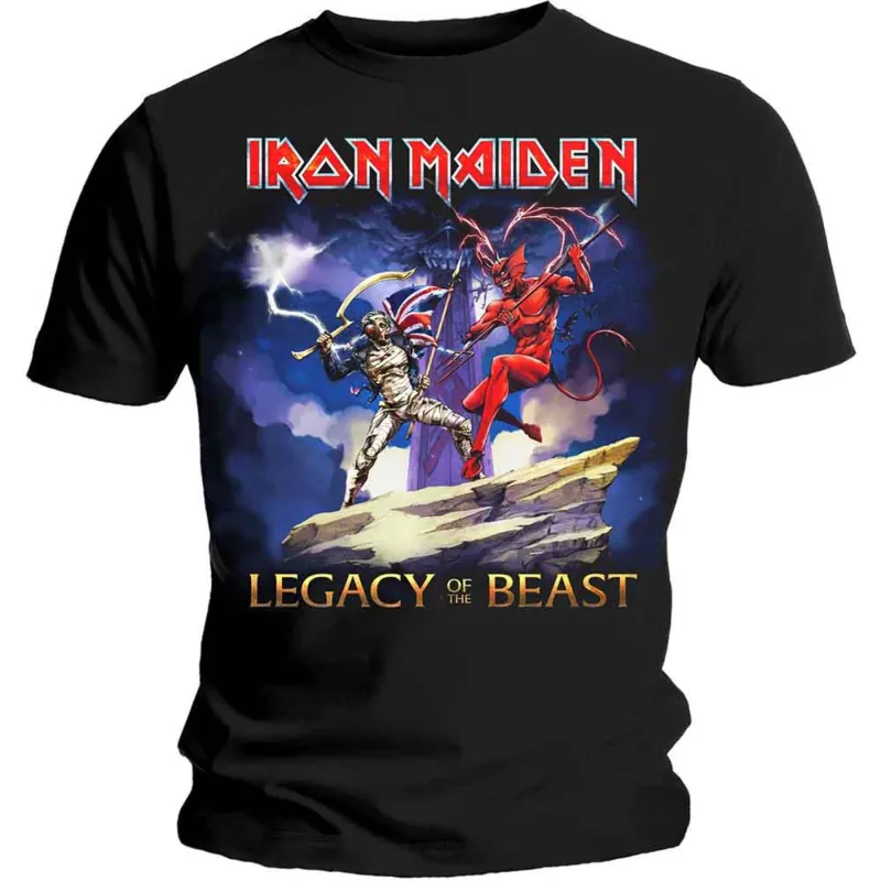 Iron Maiden Legacy of the Beast Fight T Shirt sold by Paradiso Clothing