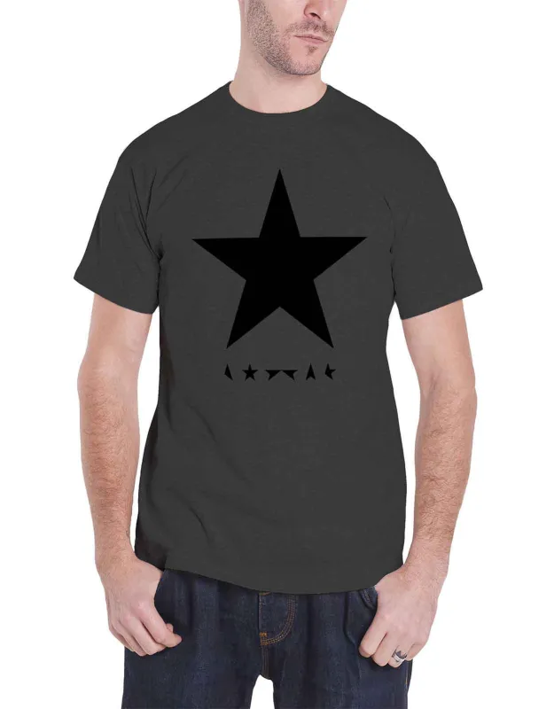 David Bowie Black Star T Shirt made by Paradiso Clothing