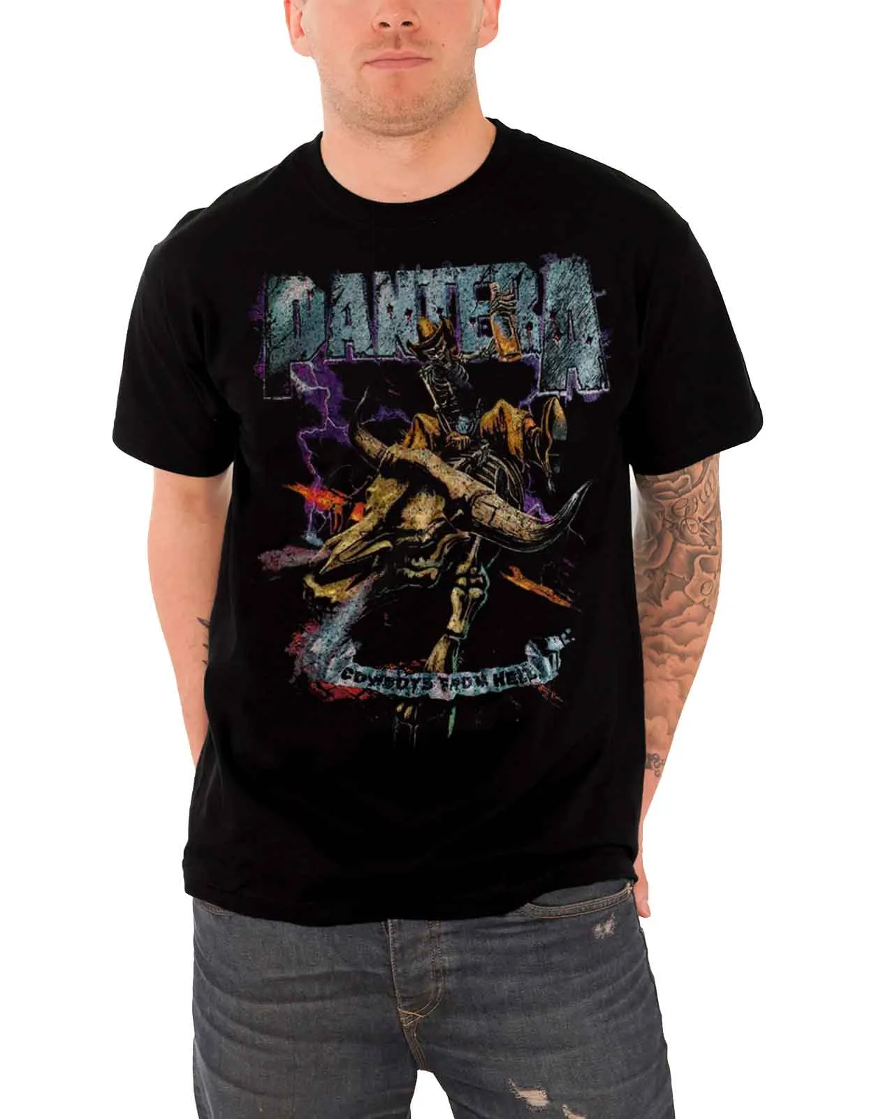 Pantera Vintage Cowboys From Hell T Shirt sold by Paradiso Clothing