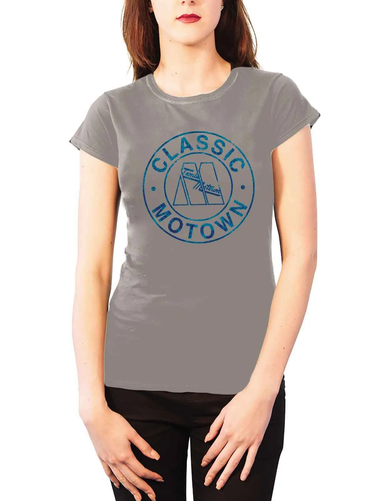 Motown Classic Circle Logo Skinny Fit T Shirt sold by Paradiso Clothing