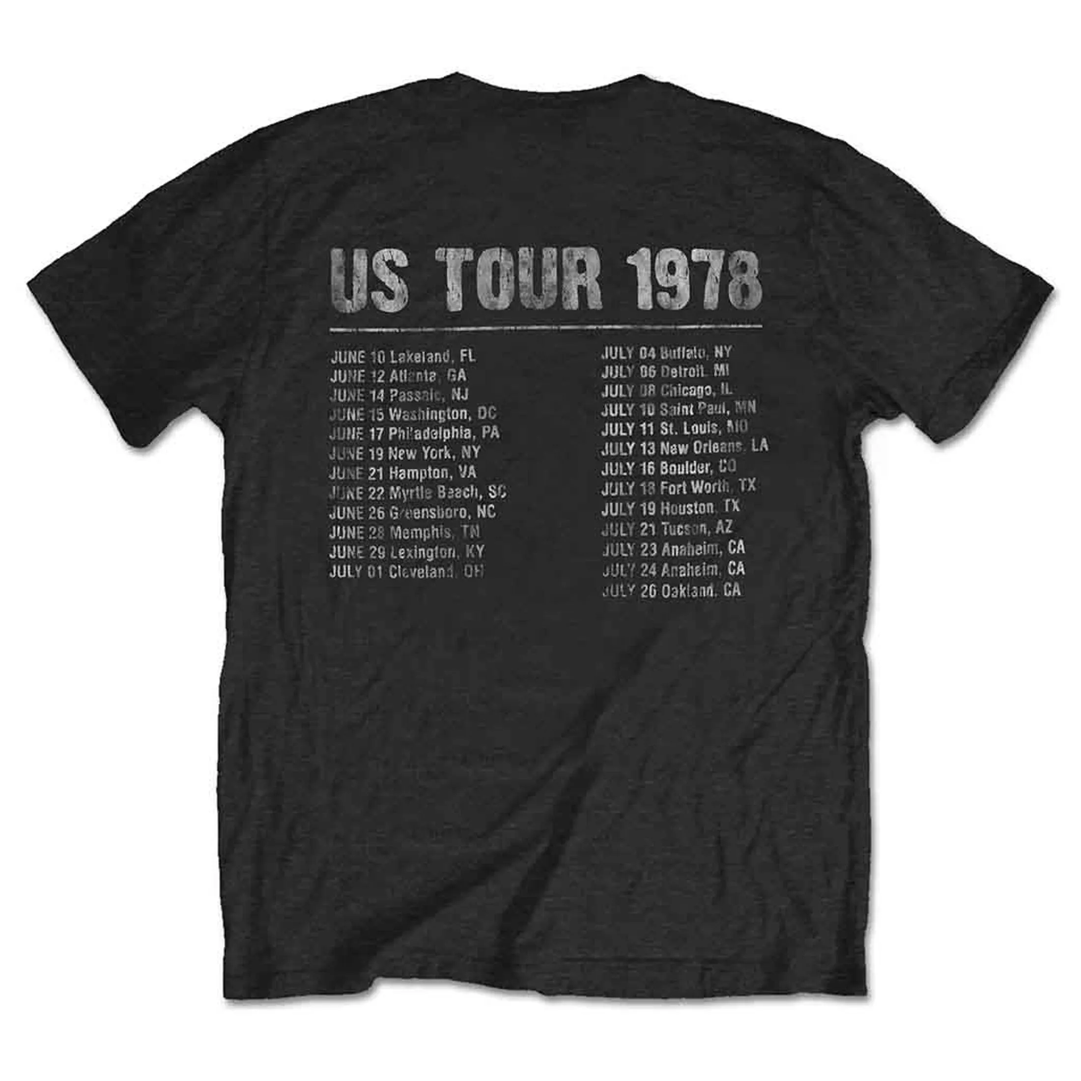 The Rolling Stones US Tour 1978 Vintage T Shirt sold by Paradiso Clothing product image thumbnail 2