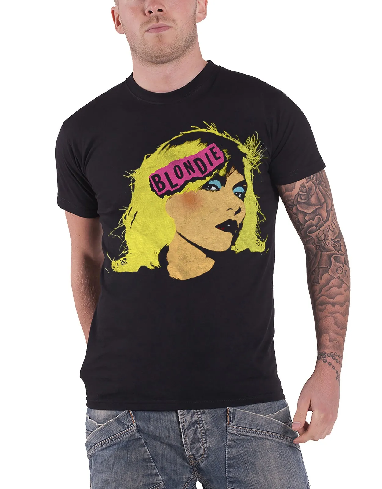 Blondie Punk band Logo T Shirt sold by Paradiso Clothing