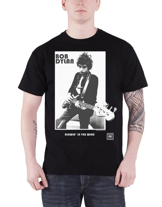 Bob Dylan Blowing In The Wind T Shirt sold by Paradiso Clothing