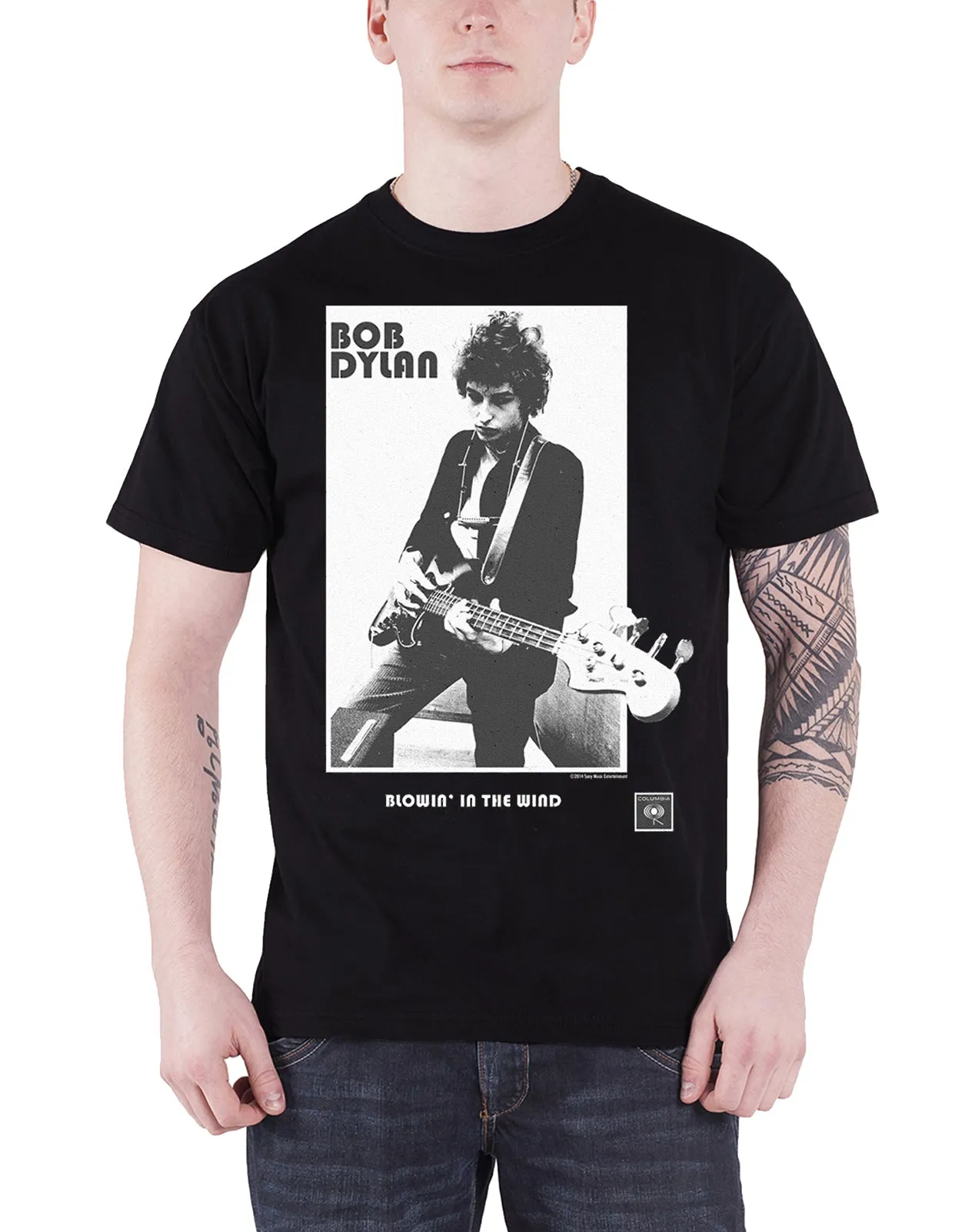 Bob Dylan Blowing In The Wind T Shirt sold by Paradiso Clothing
